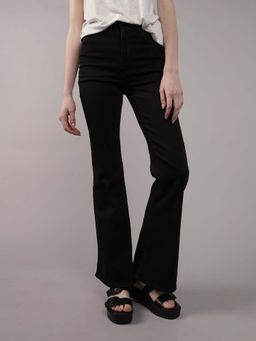 American Eagle - Women Black Next Level Super High-Waisted Jeans
