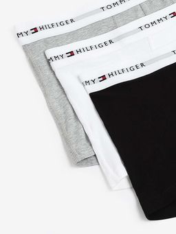 Tommy Hilfiger - Men Multi-Colour Solid Low Rise Trunks (Pack Of 3)