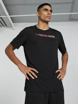 Puma - RUNFAVORITE GRAPHIC Men's Black T-Shirt