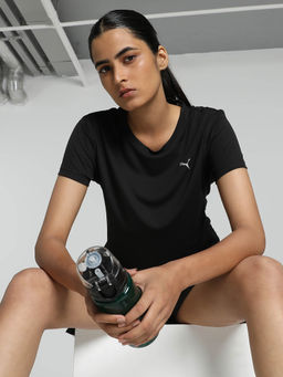 Puma - RUN FAVORITES VELOCITY Womens Black T-Shirt