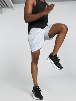 Puma - RUN GRAPHIC 7" Men's Grey Shorts