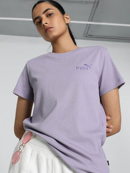 Puma - Essentials ELEVATED Womens Purple T-Shirt