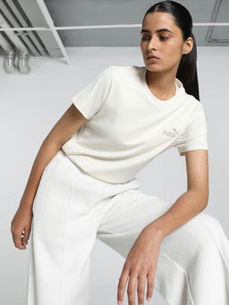 Puma - Essentials ELEVATED Women's White T-Shirt