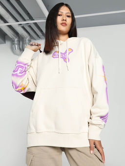 Puma - Arc-hitect Sparkle Womens White Hoodies