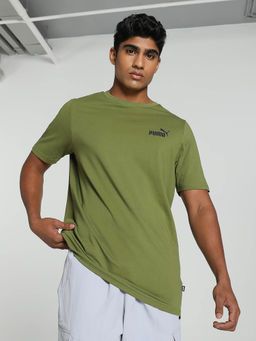 Puma - Essentials Tape Mens Green T-Shirt
