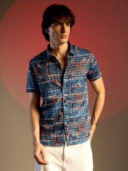 Campus Sutra - Men Multi-Color Artistic Bohemian Shirt