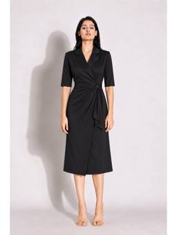 MEGASA - CELESTE DRAPE BLAZER DRESS