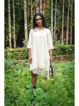 The House of Hemp - White Ivory Ease Dress