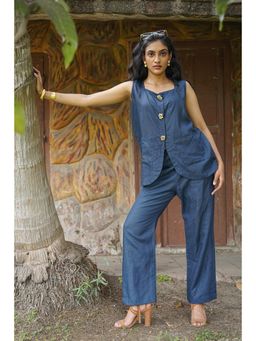 The House of Hemp - Ledger Series - Navy Blue Co-Ord Set