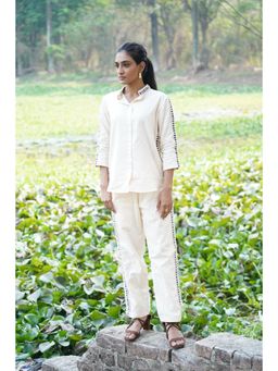 The House of Hemp - White Lattice Co-Ord Series - Ivory