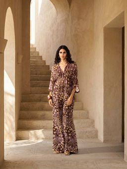 Sil-Sila - Brown Halo Co-Ord Set