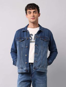 U.S. Polo Assn. Denim Co. - Pure Cotton Regular Fit Denim Jacket Blue