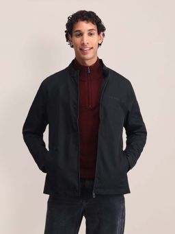 U.S. POLO ASSN. - Regular Fit Solid Casual Jacket-Black