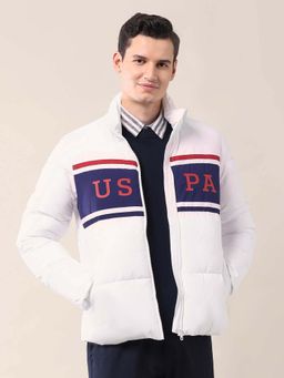 U.S. POLO ASSN. - Colourblocked Puffer Jacket-White