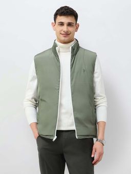 U.S. POLO ASSN. - Solid Regular Fit Reversible Jacket-White