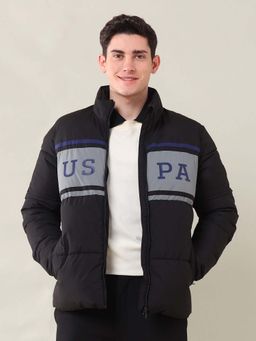 U.S. POLO ASSN. - Colourblocked Puffer Jacket-Black