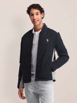 U.S. POLO ASSN. - Regular Fit Bomber Jacket-Black