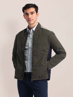 U.S. POLO ASSN. - Regular Fit Bomber Jacket-Olive