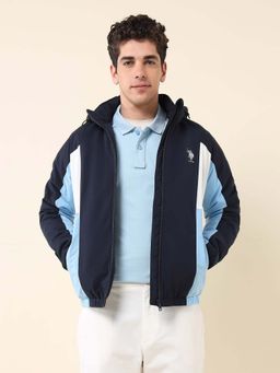 U.S. POLO ASSN. - High Neck Regular Fit Jacket Navy Blue