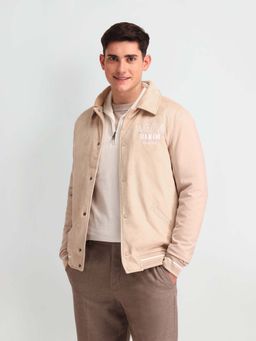 U.S. Polo Assn. Denim Co. - Velvet Solid Casual Jacket-Beige
