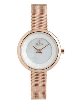 Obaku - Stille Rose V146LXVWMV MOP Dial Quartz Watch For Women