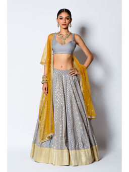 RISHI & VIBHUTI - Zeenat Blouse with Skirt & Dupatta (Set of 3)