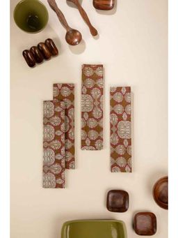 Freedom Tree - Dve Tobacco Dinner Napkins (Pack of 4)