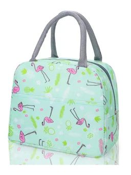 House of Quirk - Insulated Organizer Storage Reusable Lunch Bag - Green