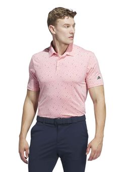 adidas - Pink Printed Regular Fit Polo T-Shirt