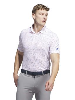 adidas - White Printed Regular Fit Polo T-Shirt
