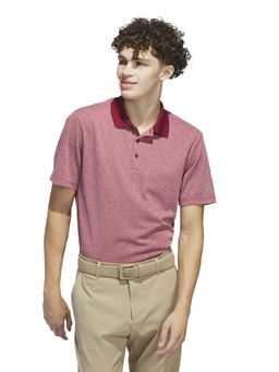 adidas - Burgundy Self Design Regular Fit Polo T-Shirt