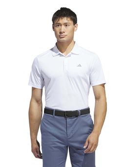 adidas - White Solid Regular Fit Polo T-Shirt