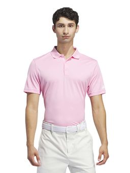 adidas - Pink Solid Regular Fit Polo T-Shirt