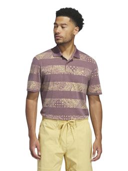 adidas - Purple Printed Regular Fit Polo T-Shirt