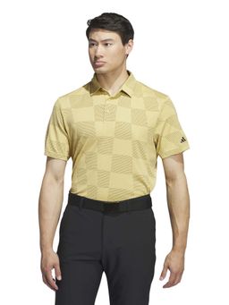 adidas - Yellow Printed Regular Fit Polo T-Shirt