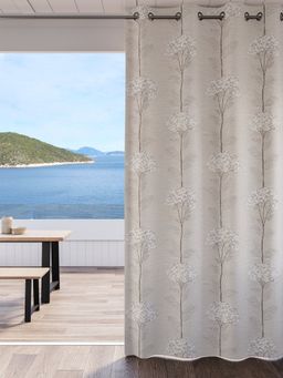 Ddecor Live Beautiful - 1 Piece of 9FT Long Door Room Darkening Curtain, Beige