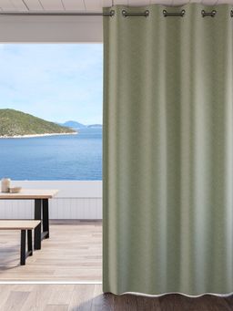 Ddecor Live Beautiful - 1 Piece of 9FT Long Door Black Out Curtain, Grey