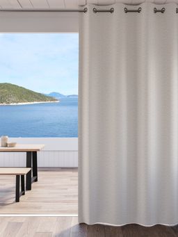 Ddecor Live Beautiful - 1 Piece of 9FT Long Door Black Out Curtain, Beige