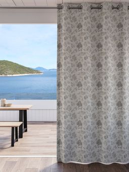 Ddecor Live Beautiful - 7 Feet Ready Made Curtain Beige