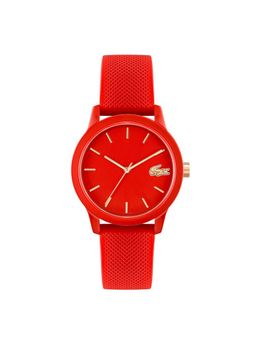 Lacoste - 12.12 Quartz Red Round Dial Womens Watch - 2001226