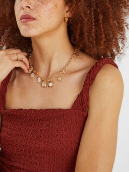 Accessorize London - Women Sunshine Charm Necklace