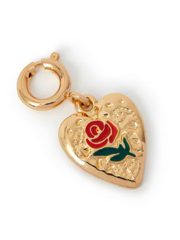 Accessorize London - Women Rose Heart Charm