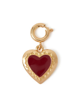 Accessorize London - Women Enamel Heart Charm Pendant