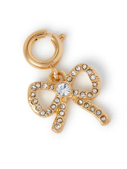 Accessorize London - Women Diamante Bow Charm Pendant