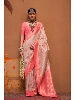 SGF11 - Womens Kanjivaram Soft Silk Saree with Unstitched Blouse