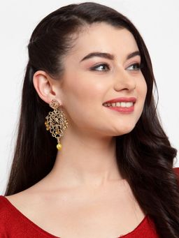 Anika's Creations - Designer Golden Earrings