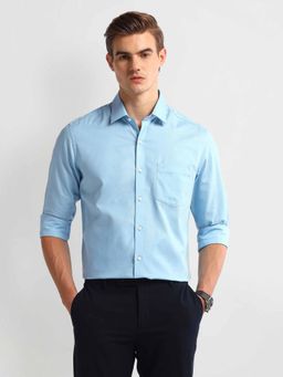 Arrow - Blue Long Sleeve Slim Fit Shirt