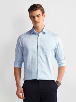 Arrow - Blue Long Sleeve Slim Fit Shirt