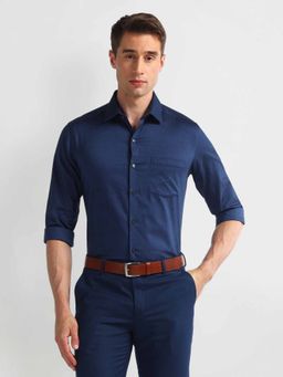 Arrow - Blue Cutaway Collar Oxford Shirt