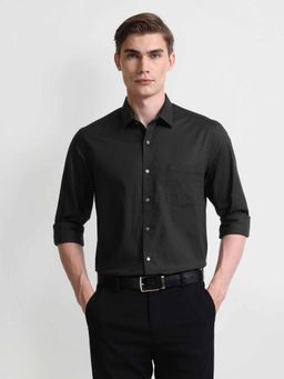Arrow - Black Solid Slim Fit Shirt